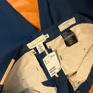 Mens blue chino pants